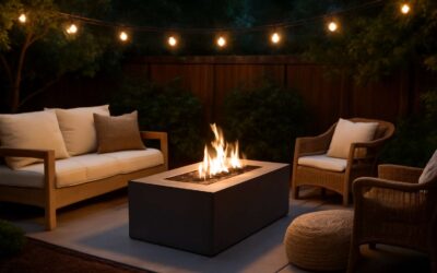Safe and Stylish: Setting Up Your Fire Pit on Concrete Slab for Perfect Outdoor Gatherings