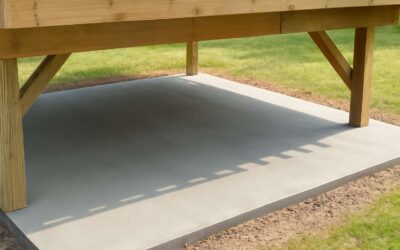 Transform Your Outdoor Space with a concrete slab under deck for lasting quality.