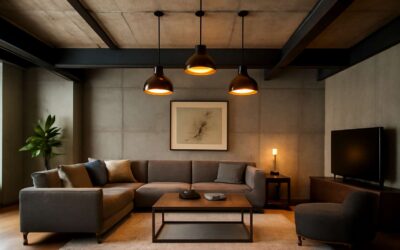 Elevate interiors with concrete slab ceiling design, sleek, durable, and bold.
