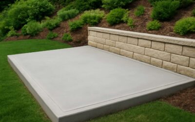 Transform Your Outdoor Space with concrete slab and retaining wall for lasting durability.