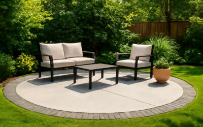 Concrete Patio Showdown: concrete slab or pavers for a stunning outdoor space
