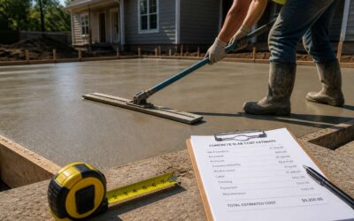 Concrete slab cost per square foot: how to budget correctly.