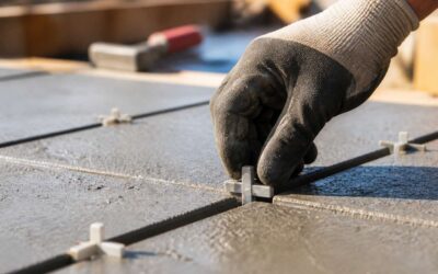 Concrete slab spacers ensure perfectly level pours every time.